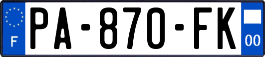 PA-870-FK