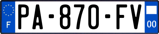 PA-870-FV