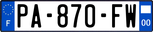 PA-870-FW