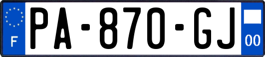 PA-870-GJ