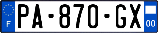 PA-870-GX