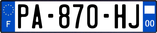 PA-870-HJ