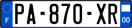 PA-870-XR