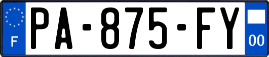 PA-875-FY