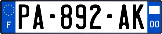 PA-892-AK