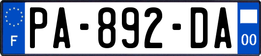 PA-892-DA