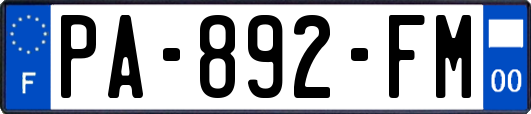 PA-892-FM