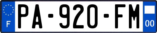 PA-920-FM