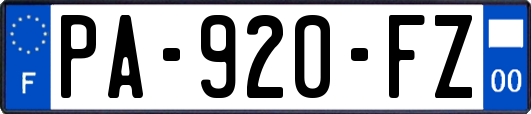 PA-920-FZ
