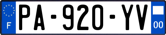 PA-920-YV