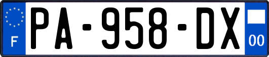 PA-958-DX