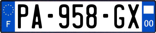 PA-958-GX