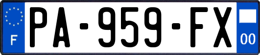 PA-959-FX