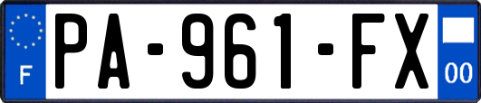 PA-961-FX