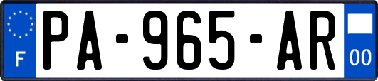 PA-965-AR
