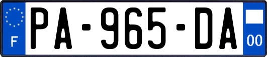 PA-965-DA