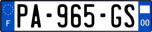 PA-965-GS