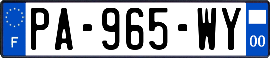PA-965-WY
