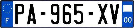 PA-965-XV