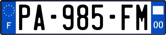 PA-985-FM