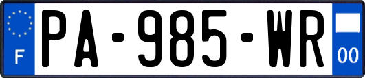 PA-985-WR