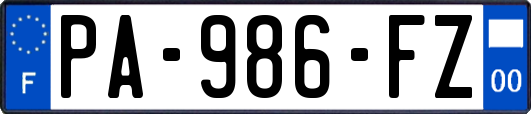 PA-986-FZ