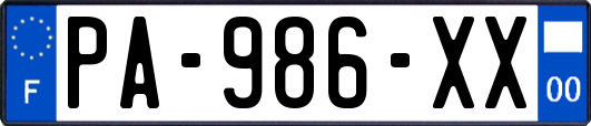 PA-986-XX