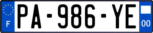 PA-986-YE