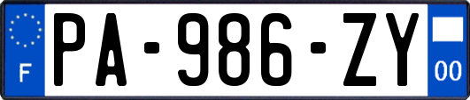 PA-986-ZY