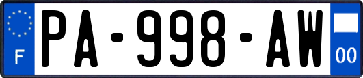 PA-998-AW