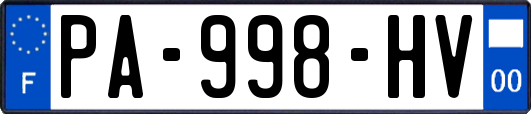 PA-998-HV