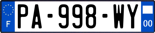PA-998-WY