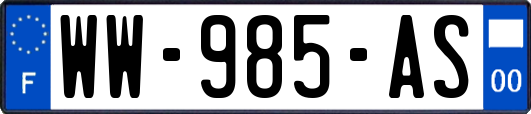 WW-985-AS